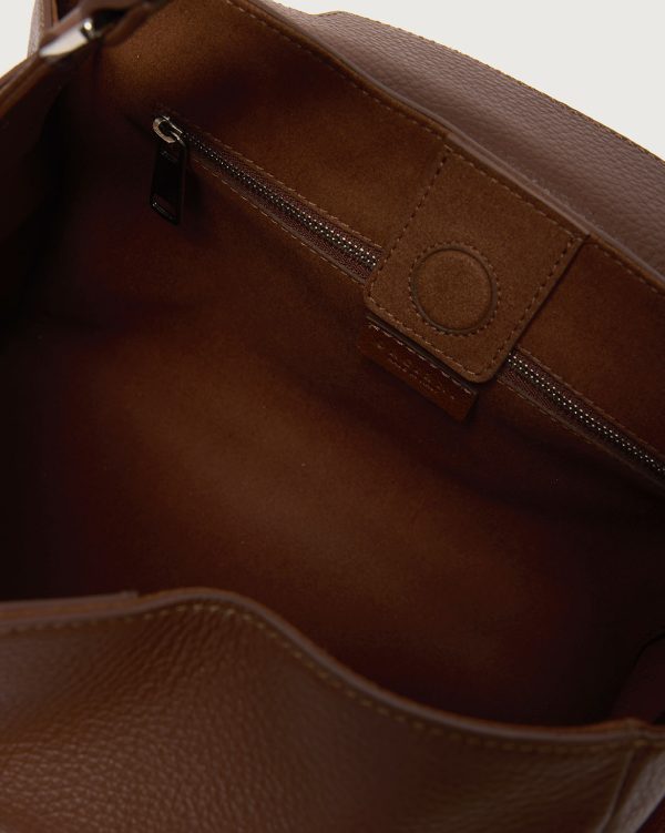 Borsa Sveva Sense Cargo Midi a spalla in pelle con tracolla Orciani - immagine 3
