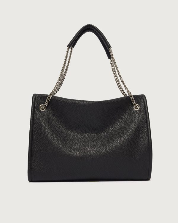 Borsa Venus Soft Midi a spalla in pelle martellata Orciani - immagine 3