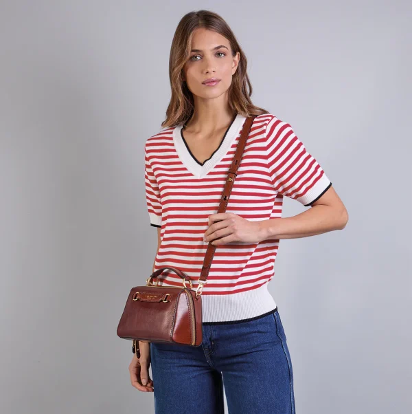 Borsa a mano in pelle con tracolla removibile The Bridge - immagine 3