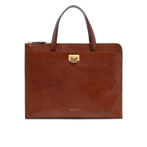 Cartella in pelle donna porta pc The Bridge
