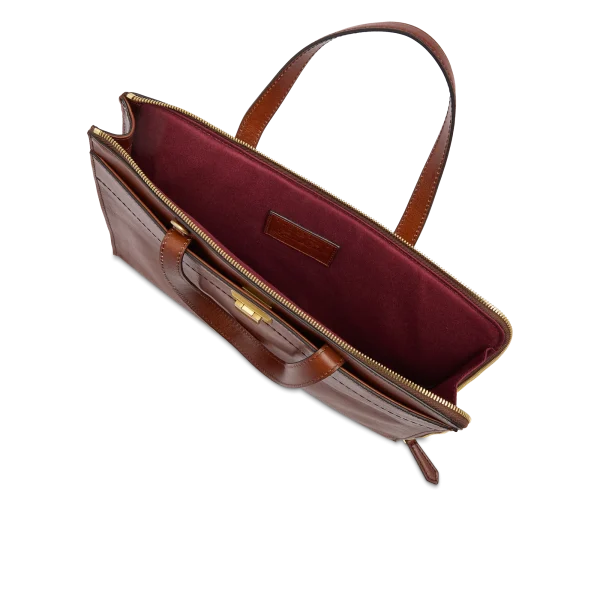 Cartella in pelle donna porta pc The Bridge - immagine 2